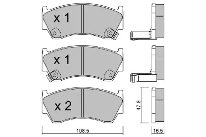 Дисковой тормозной механизм AISIN для NISSAN ALMERA I (N15) 2.0 D